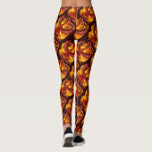Phoenix mythologische onsterfelijke schepsel leggings (Achterkant)