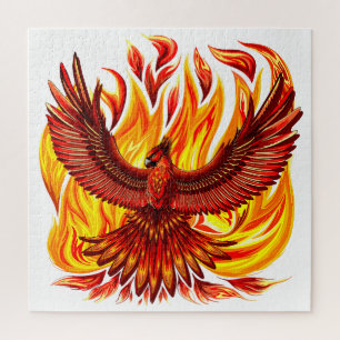 Phoenix mythologische onsterfelijke schepsel legpuzzel