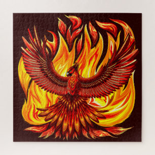 Phoenix mythologische onsterfelijke schepsel legpuzzel