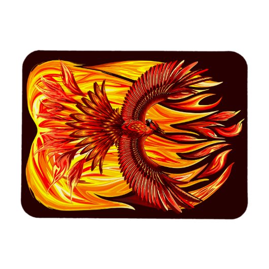 Phoenix mythologische onsterfelijke schepsel magneet (Horizontaal)