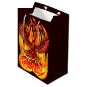 Phoenix mythologische onsterfelijke schepsel medium cadeauzakje (Voorkant Gekanteld)