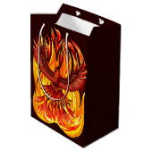 Phoenix mythologische onsterfelijke schepsel medium cadeauzakje (Achterkant Gekanteld)