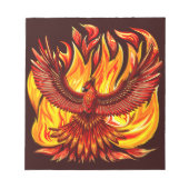 Phoenix mythologische onsterfelijke schepsel notitieblok (Voorkant)