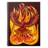 Phoenix mythologische onsterfelijke schepsel notitieboek (Voorkant)