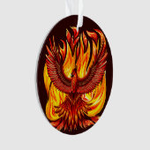 Phoenix mythologische onsterfelijke schepsel ornament (voorkant)