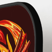 Phoenix mythologische onsterfelijke schepsel pickleball paddle (Links Detail)