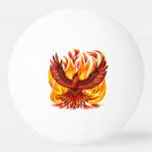 Phoenix mythologische onsterfelijke schepsel pingpongbal (Voorkant)