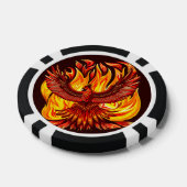 Phoenix mythologische onsterfelijke schepsel poker chips (Enkel)