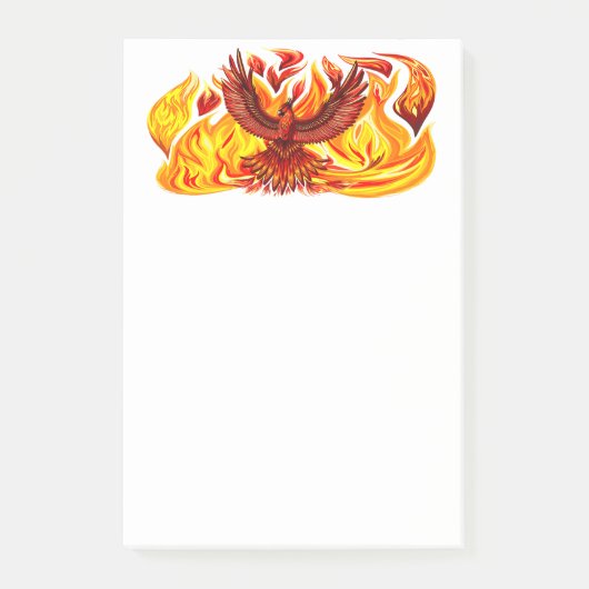 Phoenix mythologische onsterfelijke schepsel post-it® notes (Voorkant)