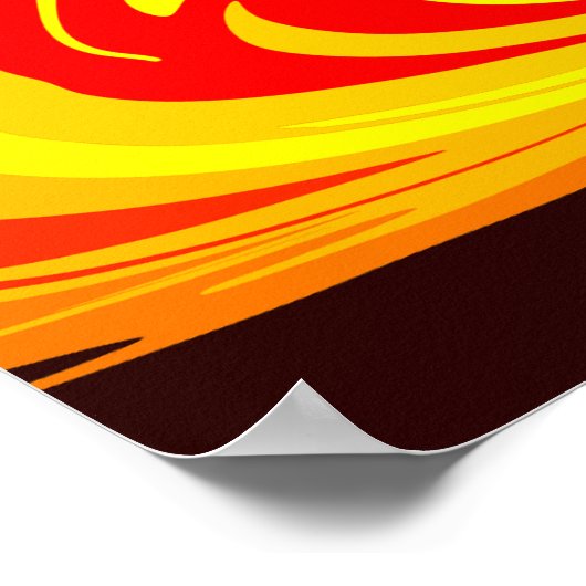 Phoenix mythologische onsterfelijke schepsel poster (Hoek)