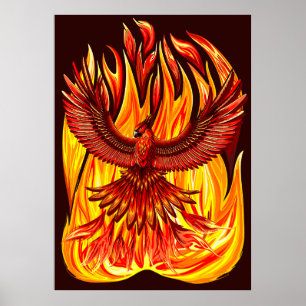 Phoenix mythologische onsterfelijke schepsel poster
