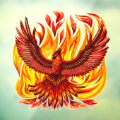 Phoenix mythologische onsterfelijke schepsel raamsticker (Vel 3)