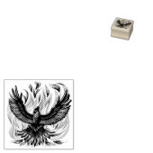 Phoenix mythologische onsterfelijke schepsel rubberstempel (Gestempeld)