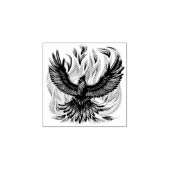 Phoenix mythologische onsterfelijke schepsel rubberstempel (Afrduk)