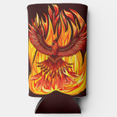 Phoenix mythologische onsterfelijke schepsel seltzer blikjeskoeler (Voorkant)