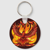 Phoenix mythologische onsterfelijke schepsel sleutelhanger (Voorkant)