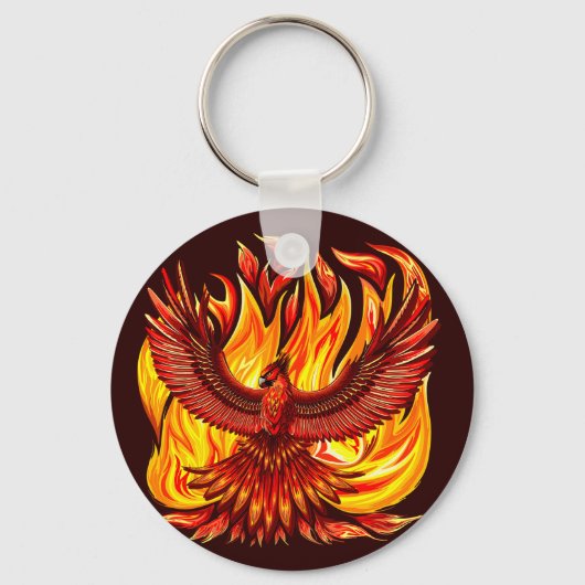 Phoenix mythologische onsterfelijke schepsel sleutelhanger (Voorkant)