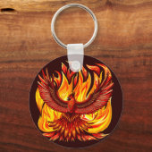 Phoenix mythologische onsterfelijke schepsel sleutelhanger (Voorkant)