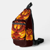 Phoenix mythologische onsterfelijke schepsel sling bag (Rechterhoek)