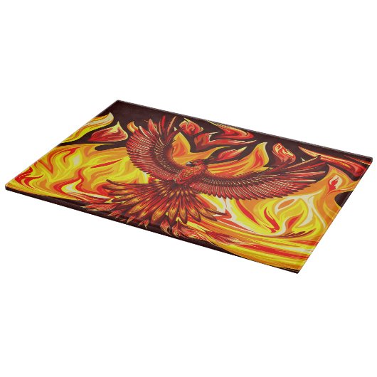 Phoenix mythologische onsterfelijke schepsel snijplank (Hoek)