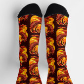 Phoenix mythologische onsterfelijke schepsel sokken (Top)