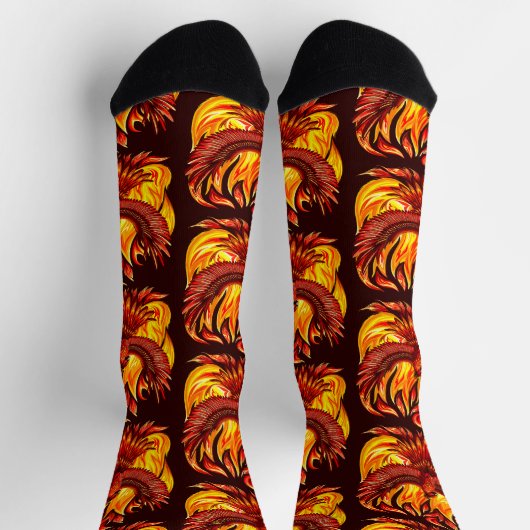 Phoenix mythologische onsterfelijke schepsel sokken (Top)