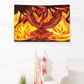 Phoenix mythologische onsterfelijke schepsel spandoek (Insitu)