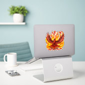 Phoenix mythologische onsterfelijke schepsel sticker (Laptop op bureau)