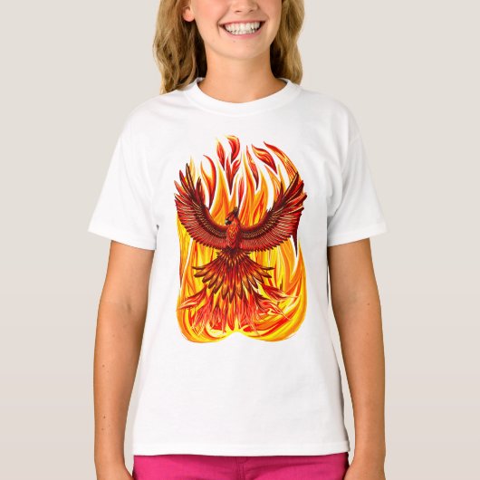 Phoenix mythologische onsterfelijke schepsel t-shirt (Voorkant)