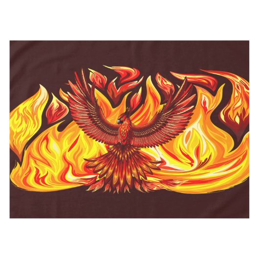 Phoenix mythologische onsterfelijke schepsel tafel tafelkleed (Voorkant (Horizontaal))