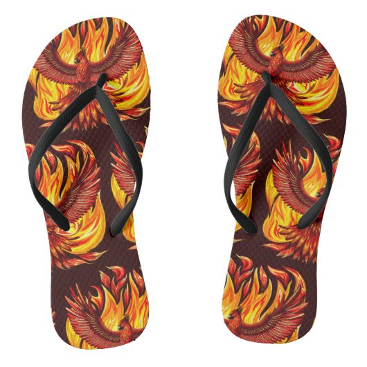 Phoenix mythologische onsterfelijke schepsel teenslippers (Voetbed)