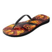 Phoenix mythologische onsterfelijke schepsel teenslippers (Schuin)