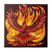 Phoenix mythologische onsterfelijke schepsel tegeltje (Voorkant)