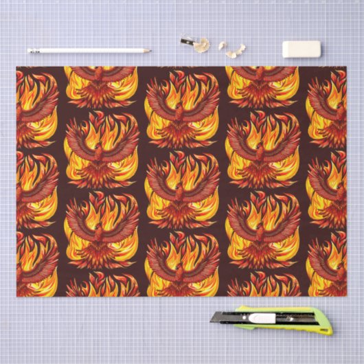 Phoenix mythologische onsterfelijke schepsel tissuepapier (Craft)