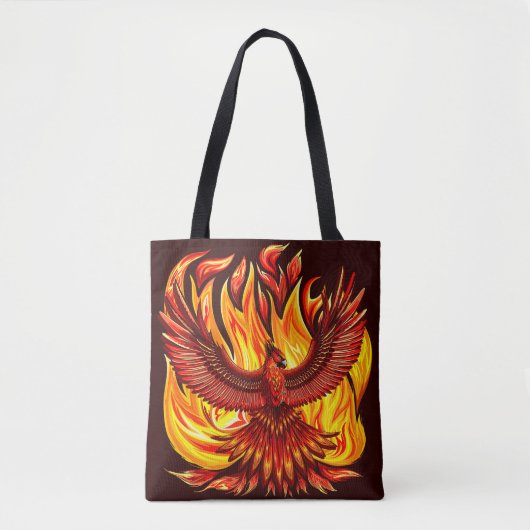 Phoenix mythologische onsterfelijke schepsel tote bag (Voorkant)