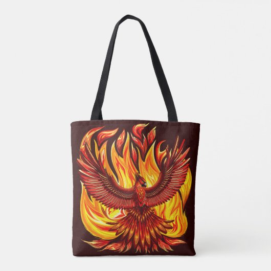 Phoenix mythologische onsterfelijke schepsel tote bag (Achterkant)