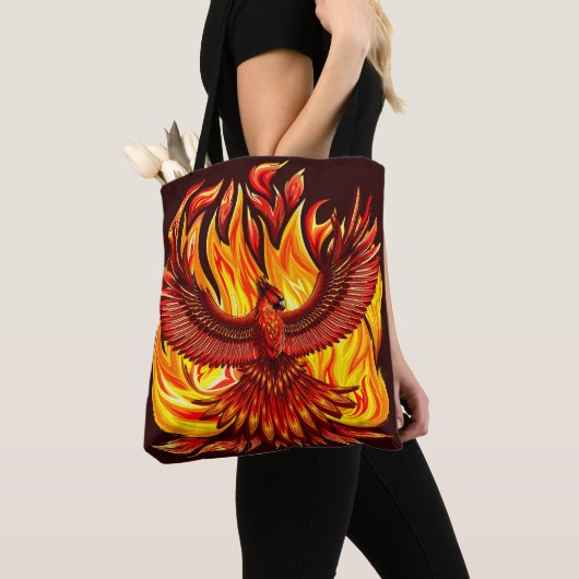 Phoenix mythologische onsterfelijke schepsel tote bag (Dichtbij)