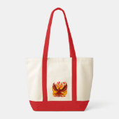 Phoenix mythologische onsterfelijke schepsel tote bag (Achterkant)