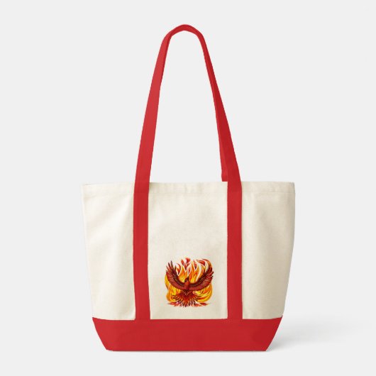 Phoenix mythologische onsterfelijke schepsel tote bag (Achterkant)