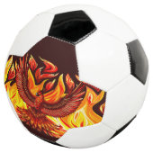 Phoenix mythologische onsterfelijke schepsel voetbal (Drie kwart)