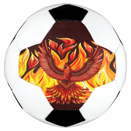 Phoenix mythologische onsterfelijke schepsel voetbal (Voorkant)