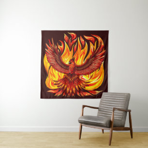 Phoenix mythologische onsterfelijke schepsel wandkleed
