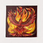 Phoenix mythologische onsterfelijke schepsel wandkleed (Voorkant)