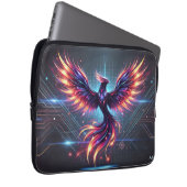 Phoenix Neon Laptop Sleeve – futuristisch (Voorkant Rechts)