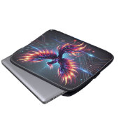 Phoenix Neon Laptop Sleeve – futuristisch (Voorkant onderkant)