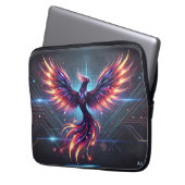 Phoenix Neon Laptop Sleeve – futuristisch (Voorkant Links)