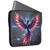 "Phoenix Neon Laptop Sleeve – Futuristische 15" (Voorkant Rechts)