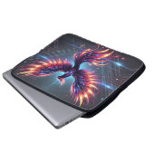 "Phoenix Neon Laptop Sleeve – Futuristische 15" (Voorkant onderkant)