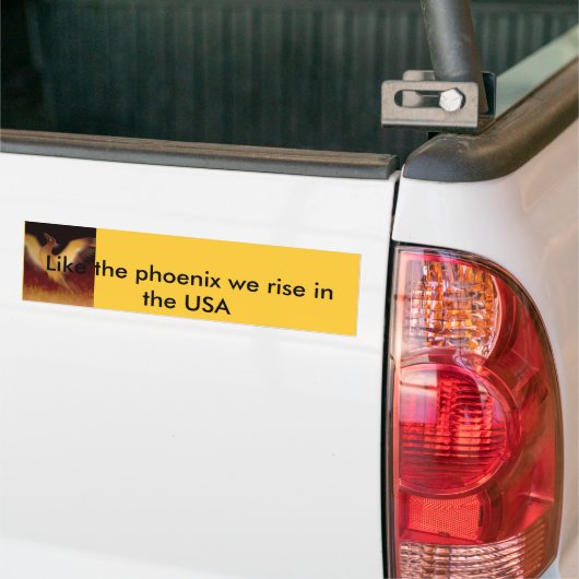 Phoenix, net als de Phoenix die we in de VS opstaa Bumpersticker (Op Truck)