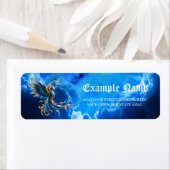 Phoenix of the Sapphire Dawn  Etiket (Insitu)